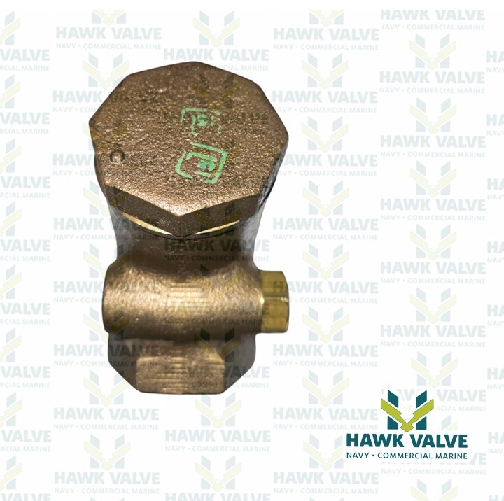 1" BRONZE 200 THREADED Y-PATTERN SWING CHECK VALVE - POWELL FIG.560