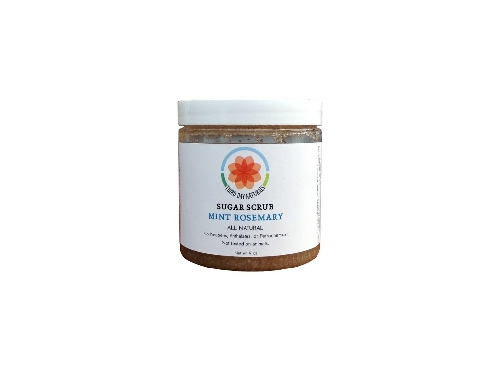 Mint Rosemary Sugar Scrub