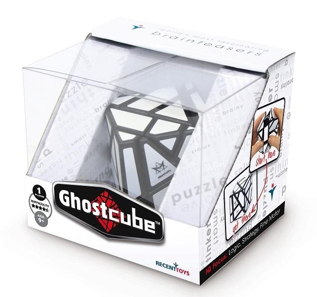 Ghost Cube White Labels - Meffert's Rotation Puzzle