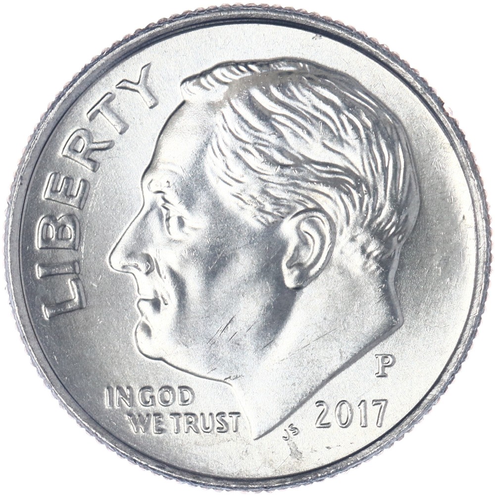 2017 P Roosevelt Dime BU US Coin
