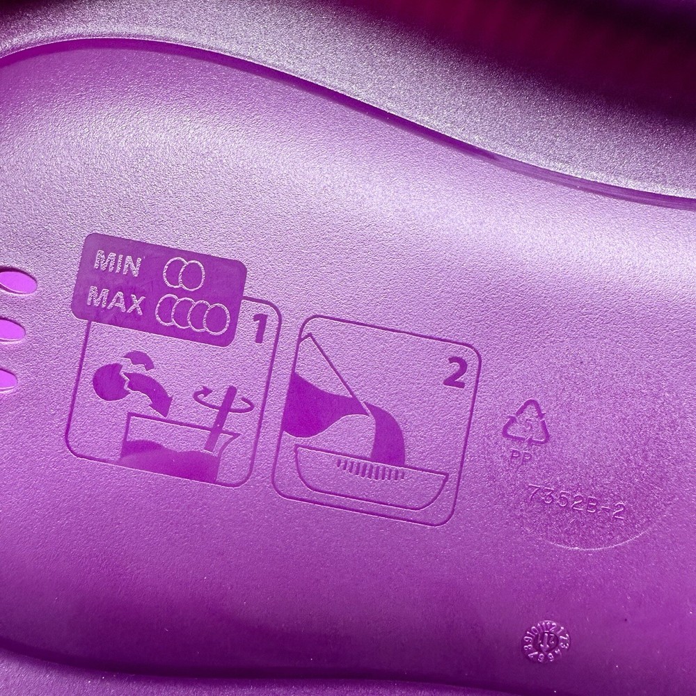 Tupperware Microwave Breakfast Maker Plus Two Egg Inserts Purple New w/ Manual