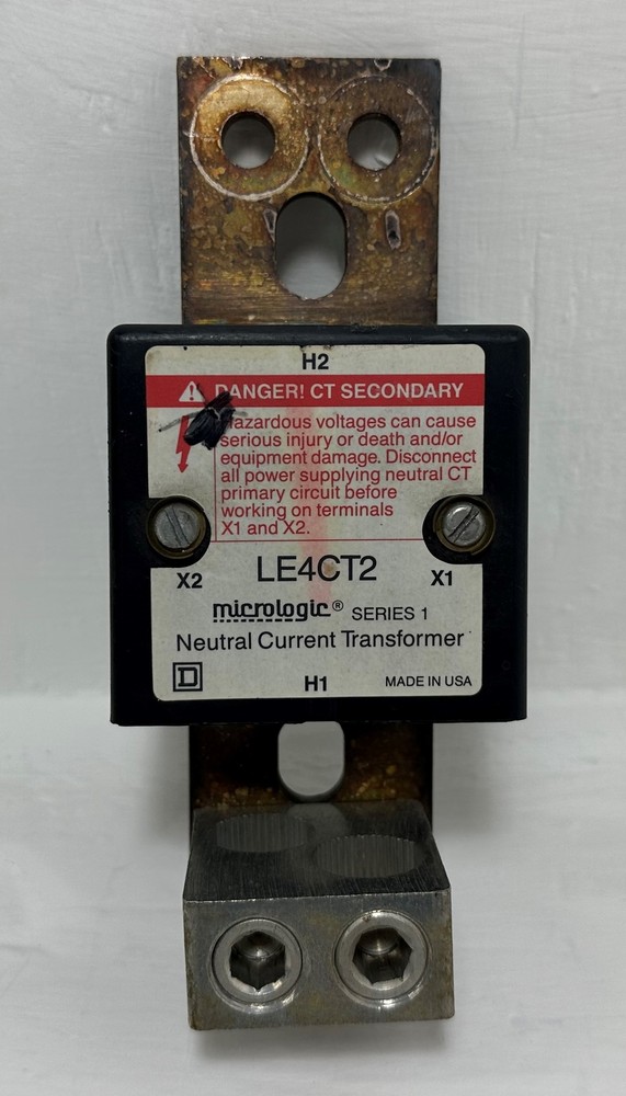 Square D LE4CT2 400A Micrologic Neutral Current Transformer Sensor AL600LI5