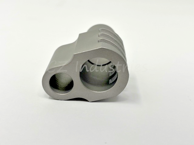 1911 Stainless Compensator Brake - Muzzle Brake - w/ SIDE SLOTS 45acp - V2SS