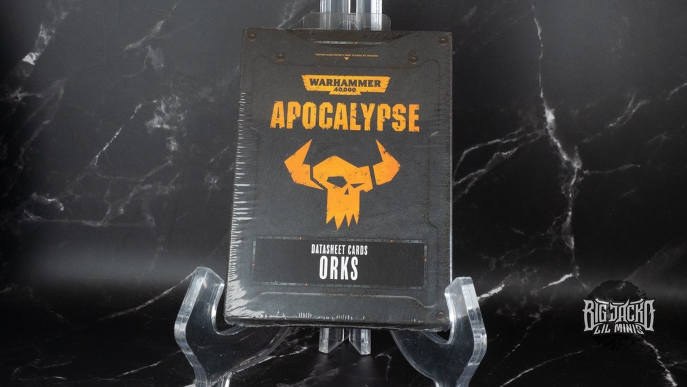 Orks Apocalypse Data Cards Sealed OOP Warhammer 40K