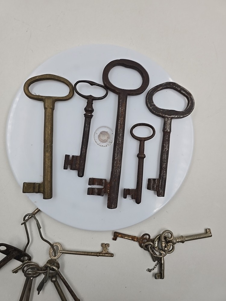 16 Skeleton Keys Various Styles And Sizes