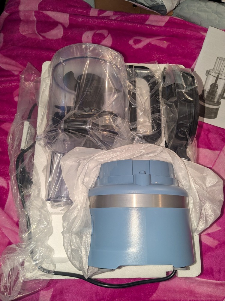 KITCHEN AID 9 CUP FOOD PROCESSOR BLUE VELVET