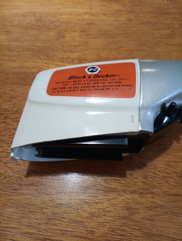 RARE - Black & Decker MOD4 Cordless System 1/4" Drill