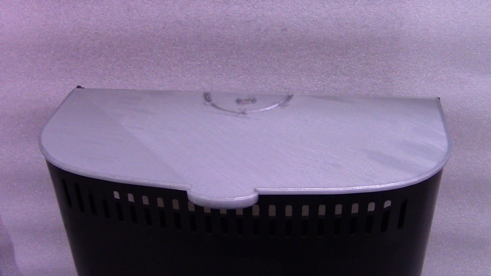 Aqueon Center (Megaflow) Overflow Lid Single Pack 3D Printed Light Gray