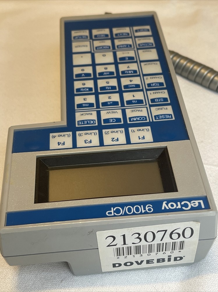 R176609 LeCroy 9100/CP Termiflex Arbitrary Function Generator Keypad