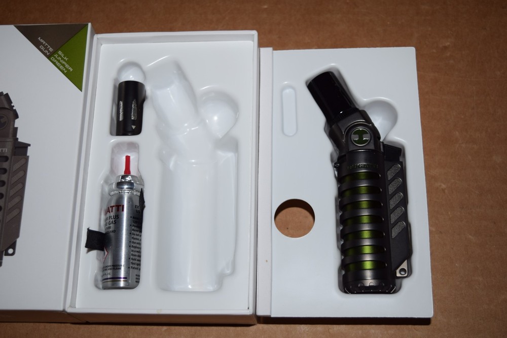 BUGATTI VULCAN DUAL TORCH BUTANE LIGHTER