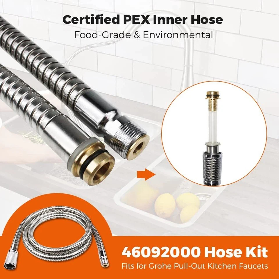 46092000 Pull Out Spray Hose for Grohe Kitchen Faucets Pull Down Kitchen