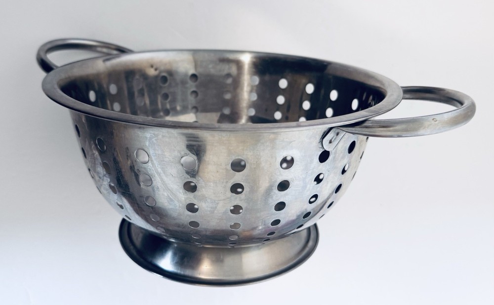 Michael Graves Design Stainless Strainer Colander Footed Handled