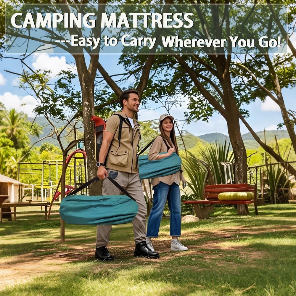 Self Inflating Sleeping Pad: Sleeping Pad with Pump 3.14" Ultra-Thick Memory ...