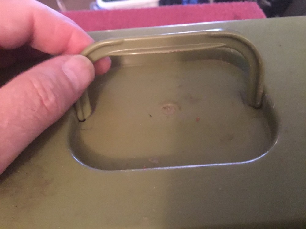 Green Plastic Carry Along Box