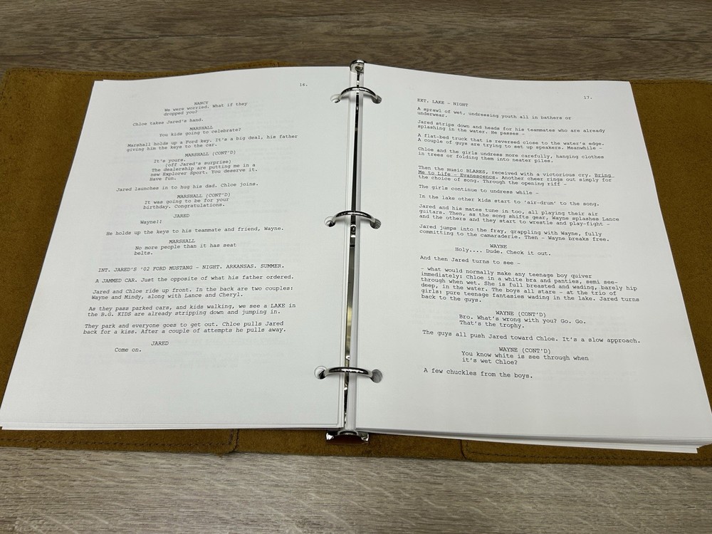 SIGNED AUTOGRAPHED Boy Erased Leather Bound Movie Script Screenplay