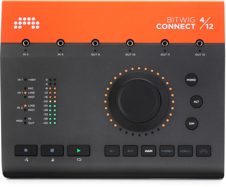 Bitwig Connect 4/12 4x12 USB-C Audio Interface