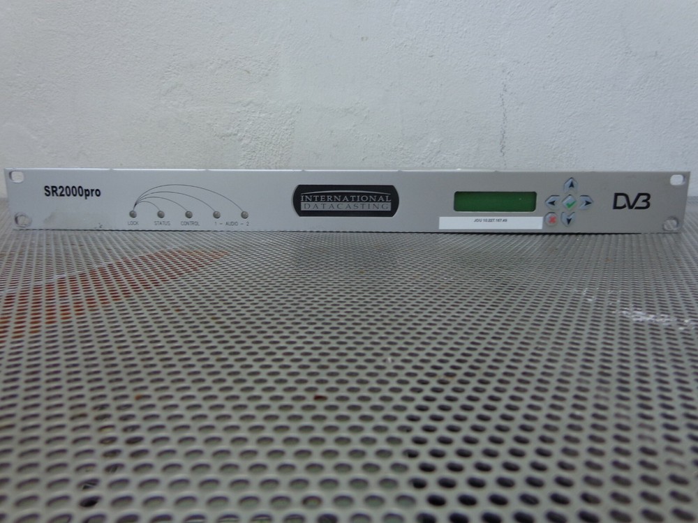 International Datacasting SR2000pro SuperFlex DVB Satellite Audio Appliance