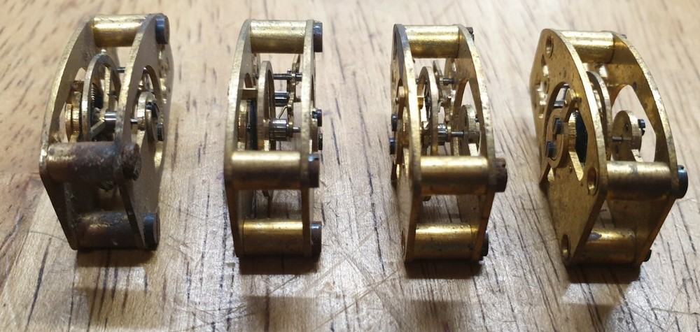 One Small Sized Part Curved Platform Escapement