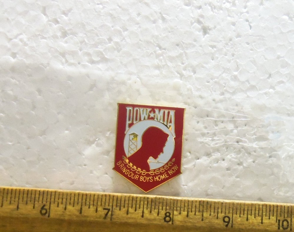 Large POW*MIA Pin