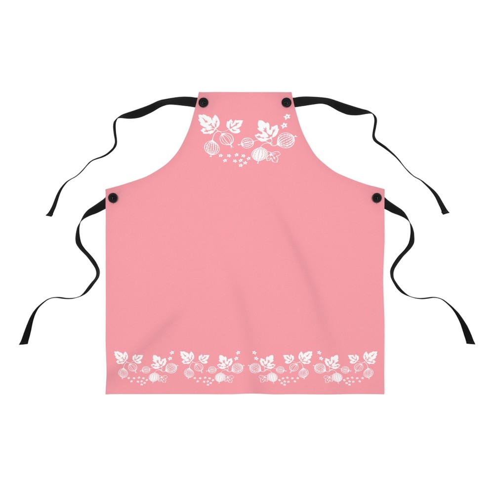 Retro Gooseberry Pyrex Apron - Vintage Pink Pyrex Kitchen Accessory