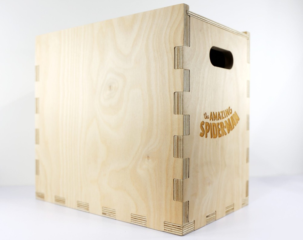 Spider-man Timber Comic Storage Box *Comics Not Included