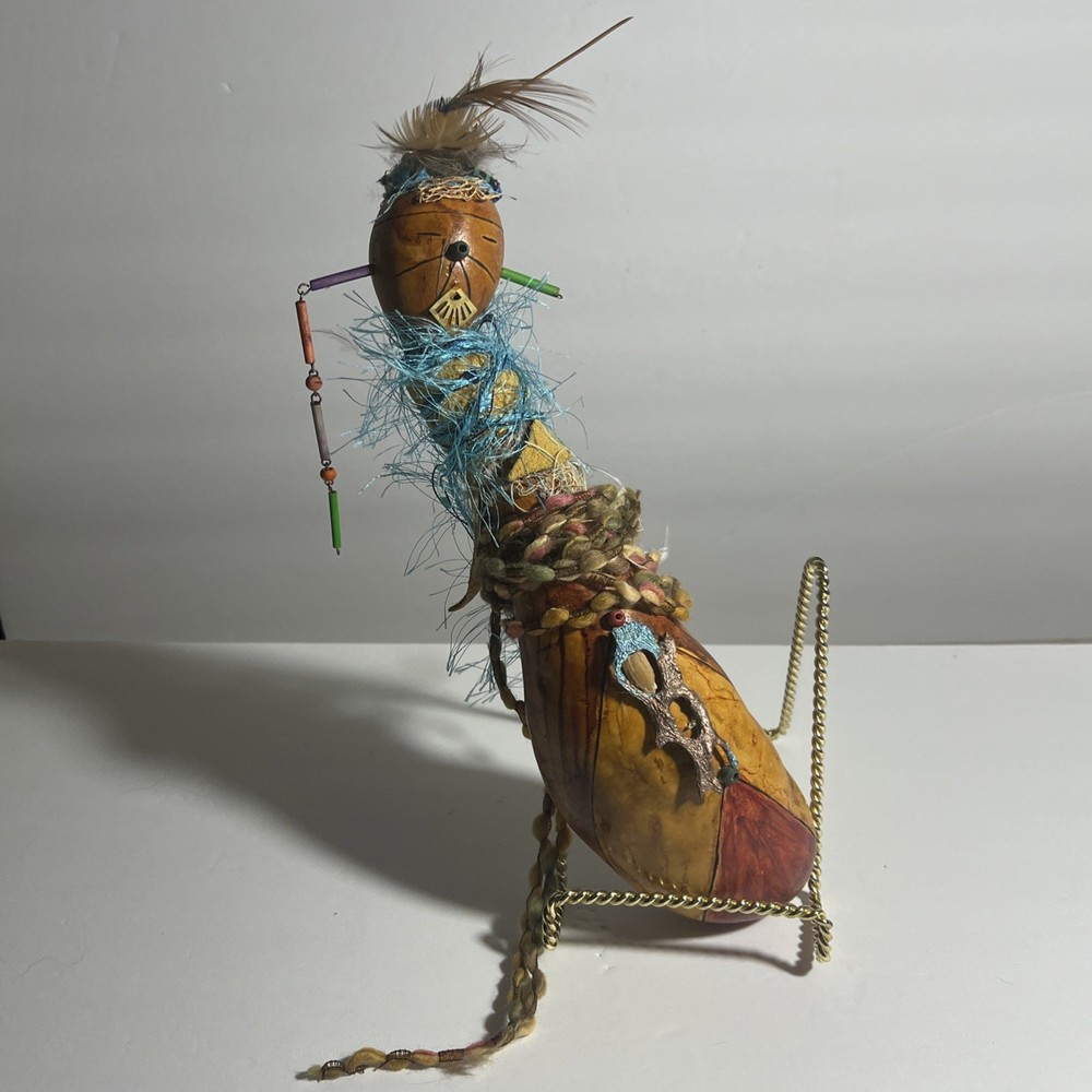 Handcrafted Textiles Gourd *see Description*