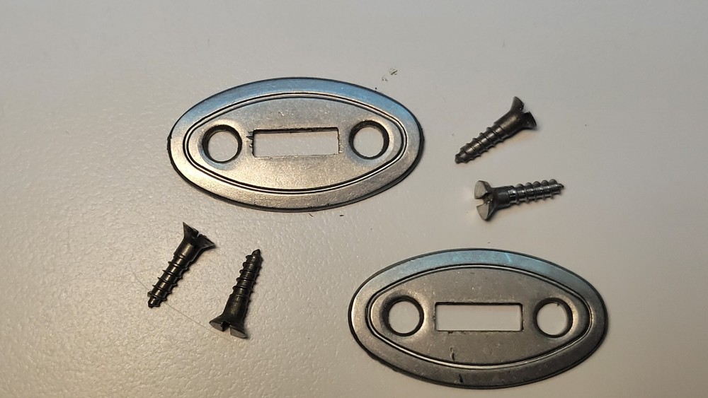 T/C Thompson .50 Cal. Muzzleloader Center Grey Hawk Escutcheon Plates (E)