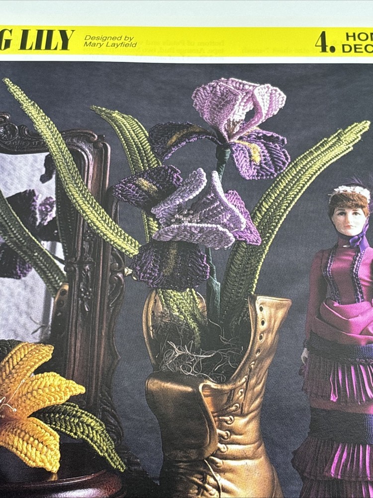 Spring Lily Annie's Attic Plastic Canvas Pattern Page