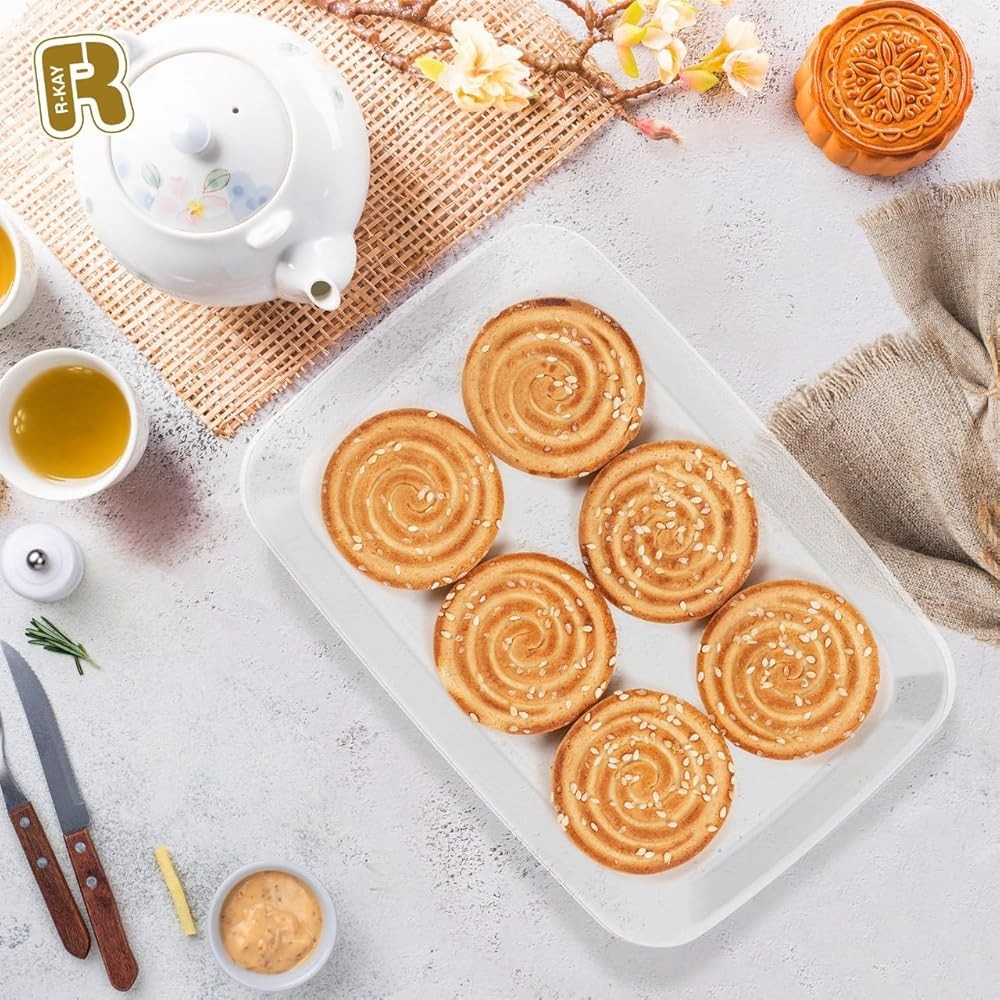 Plastic Serving Trays -, Party Platters - Bla
