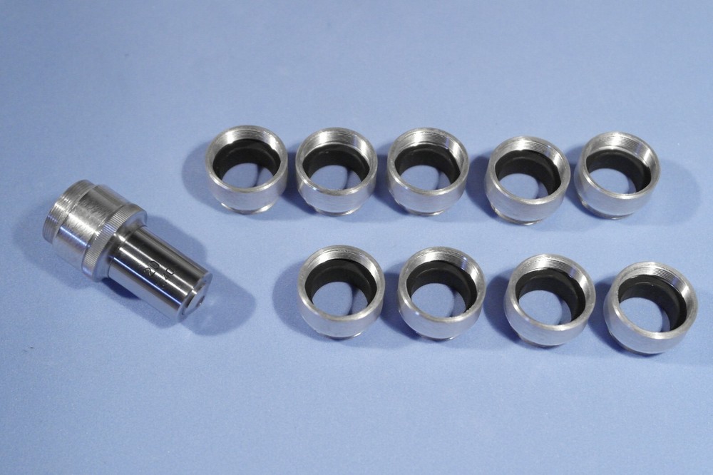 10mm RMS DIN Parfocal Parfocality focus microscope objective rings *LOT 5x*