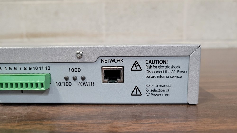Axis 291 1U Server Rack High-Density Video Encoder Rack w/3 243Q 4 Ch blades