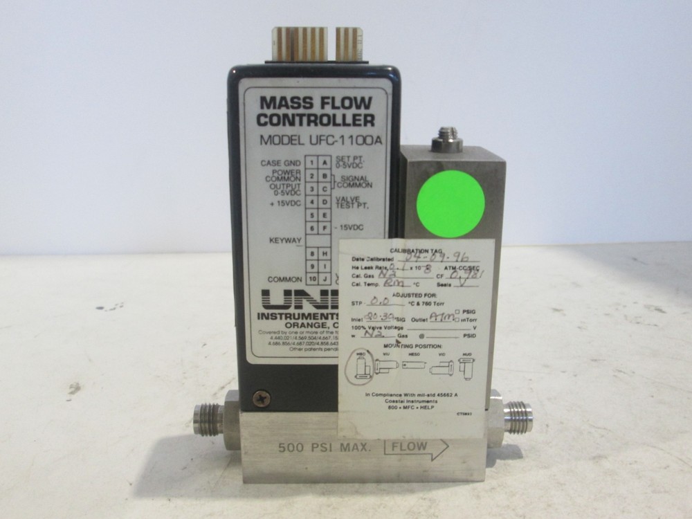 Unit, UFC-1100A, Mass Flow Controller, 5 SLM, O2, Used