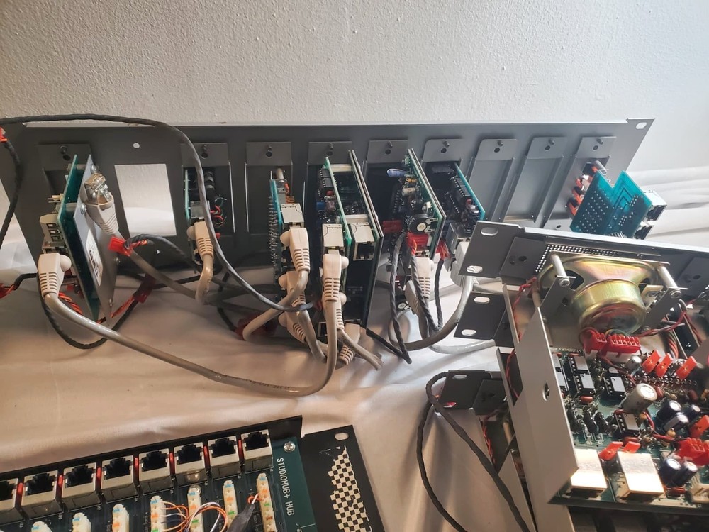 StudioHub Broadcast Audio System Lot Tested Rack Units Panels Modules CAT5