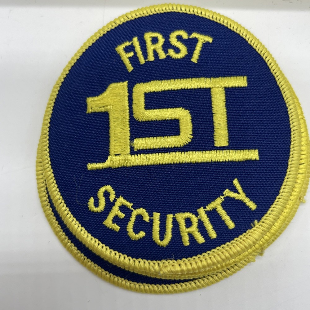 First Security Company 1st Security ERROR Patch Security Guard 3” Round