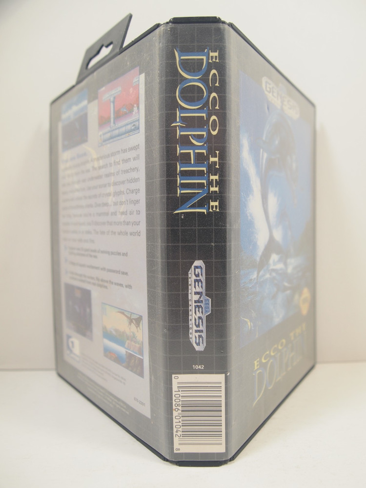 Ecco The Dolphin Case (SEGA Genesis) Authentic BOX ONLY