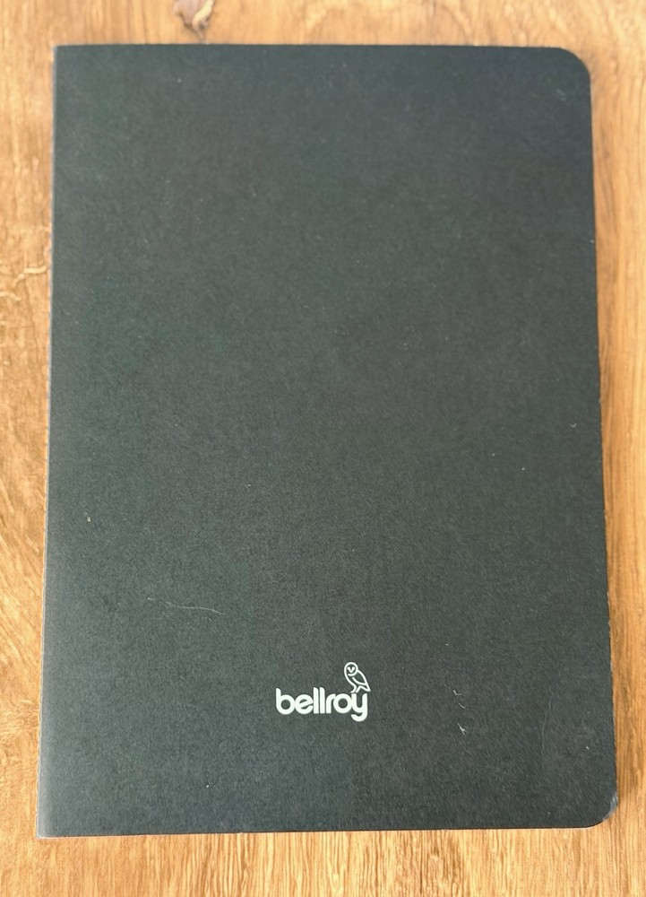 Bellroy A5 Zip Folio Organizer Notebook Case w/ Bellroy Notebook Insert