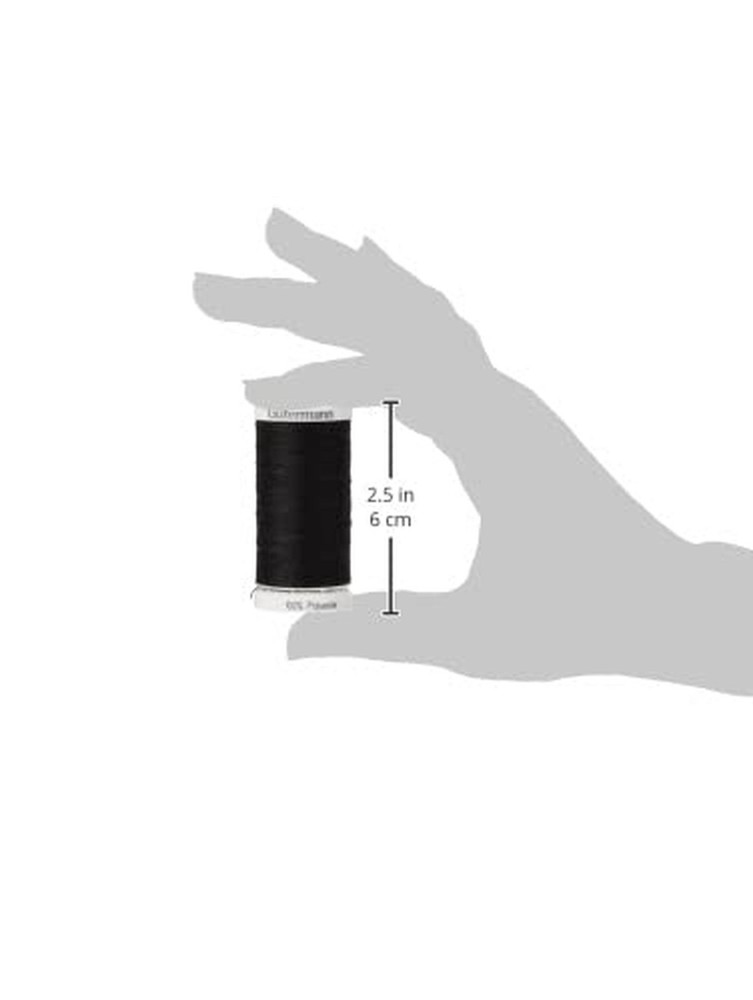 Gutermann Denim Sewing Thread, Black, us:one size