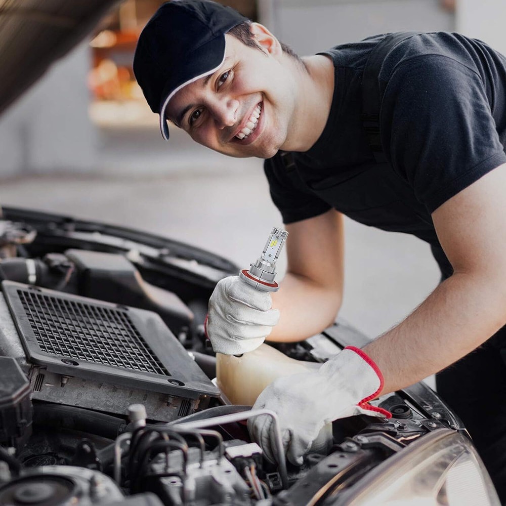 9007 HB5 LED Headlight High Low Beam Bulbs Kit 6000K White Super Bright