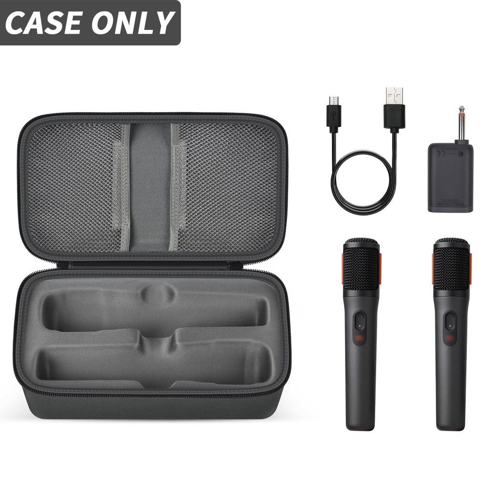 Boobowl Bluetooth Microphone Wireless Case Digital Small to Medium, Grey