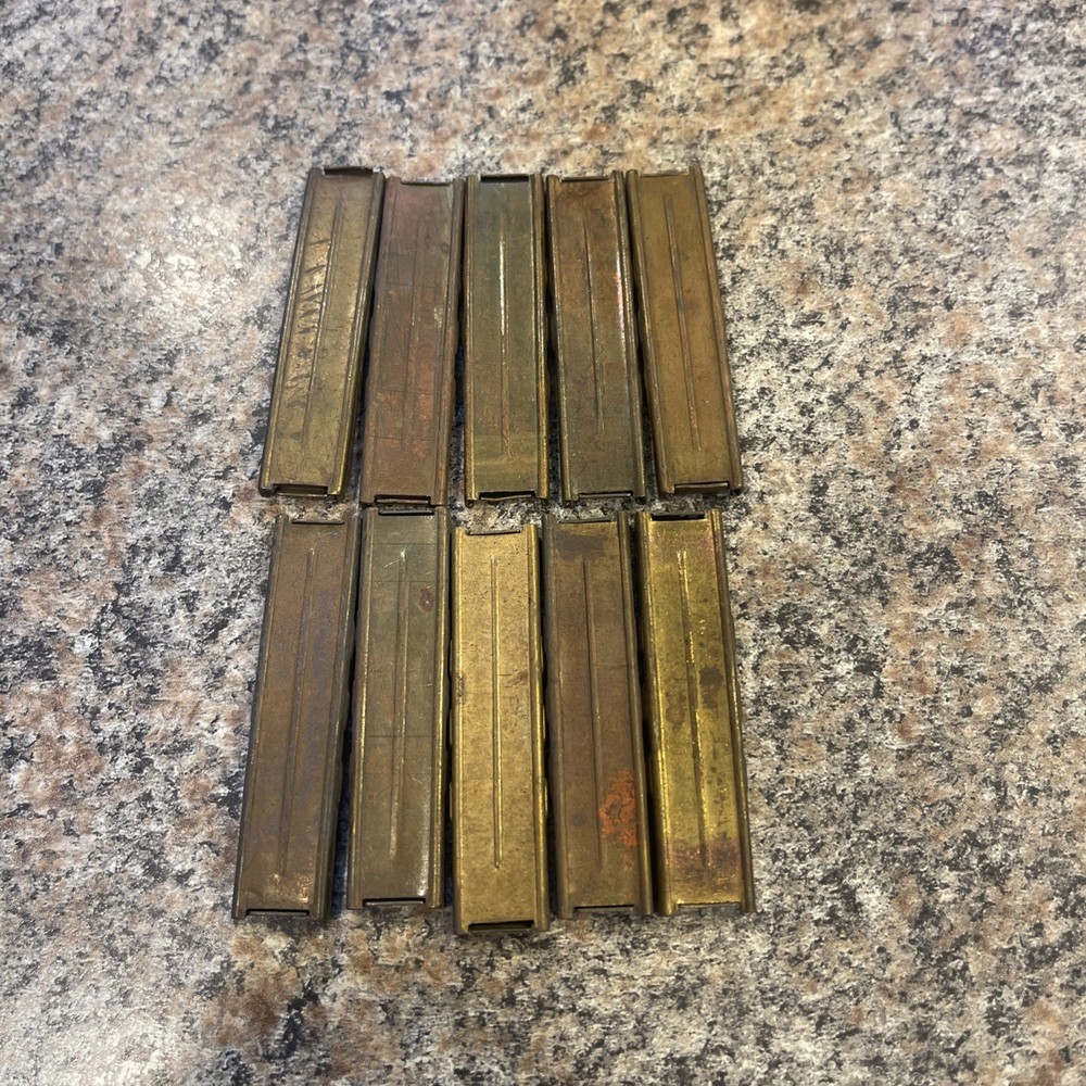 German K98 8mm Mauser Stripper clips brass 10 count