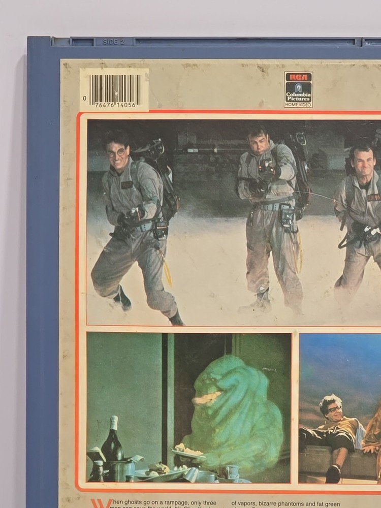 Ghostbusters 1984 CED RCA SelectaVision VideoDisc Murray Aykroyd Ramis Hudson