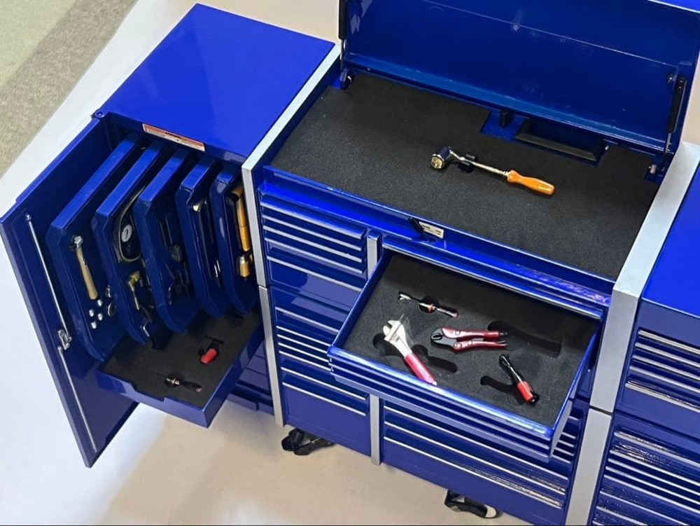 Snap-on 1/8 Miniature Toolbox Full Set, Blue