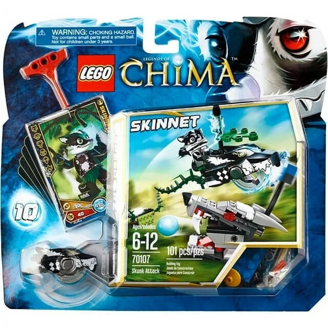 LEGO CHIMA SKUNK ATTACK PLAY SET 70107 *DISTRESSED PKG