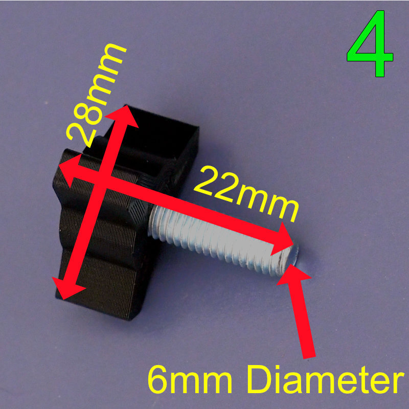 Telescope Replacement Knobs/Handles/Bolts for Various Telescopes 3D Printed