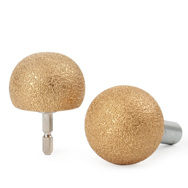 Diamond Grinding Bit 1-3/8" 2" Spherical Head Round Ball Tools For Stone Pebble