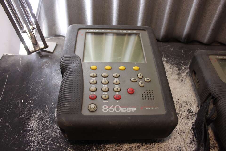 2 x Trilithic 860DSP Multi-Function Interactive Cable Analyzer (NOT TESTED)