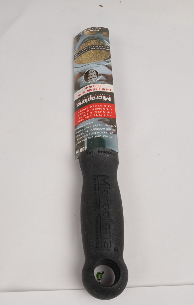 The Original Microplane Spice Grater, Sharper Cutting Tools Model 40016
