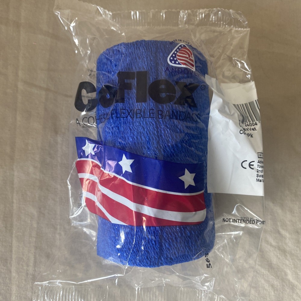 Co-Flex Bandage - 4” X 5 yards - Blue