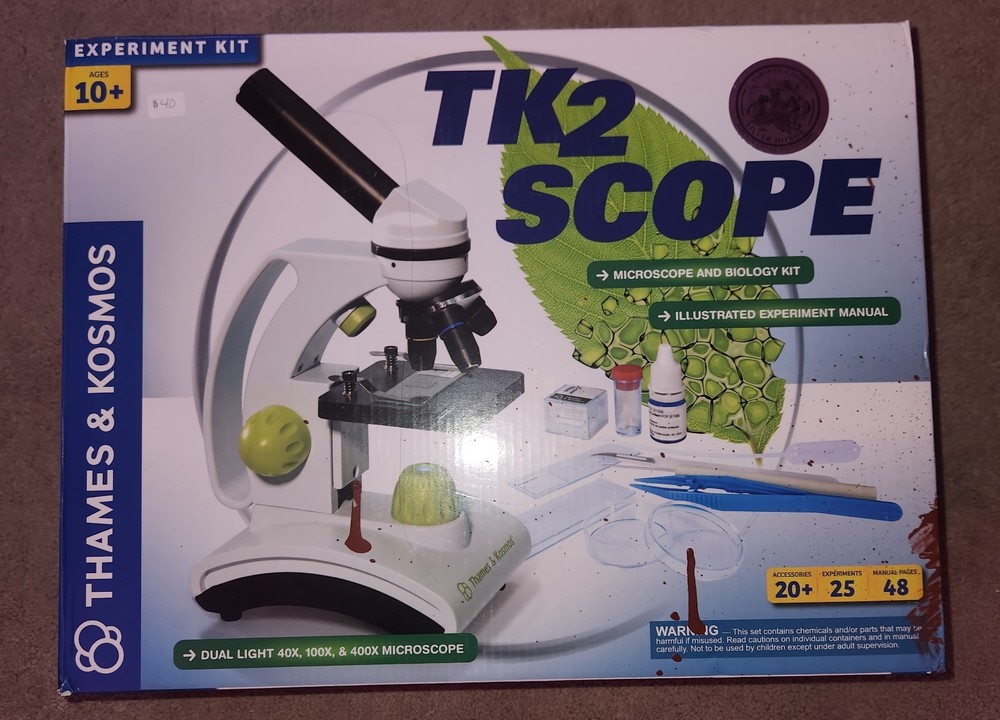 Thames & Kosmos Tk2 Scope - Microscope and Biology Kit