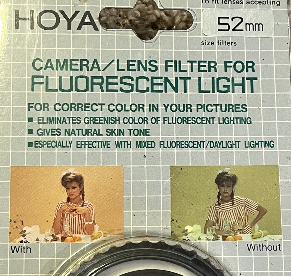Hoya 52mm FL-Day Lens/Filter - New